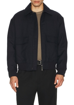 Theory Modern Aviator Jacket in Baltic - Navy. Size M (also in XL/1X, XXL/2X).