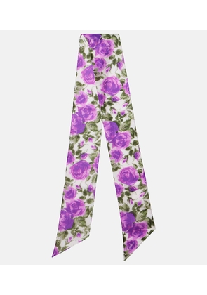 Chloe Chloe Bloom floral silk scarf
