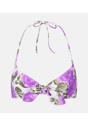 Chloe Floral bikini top