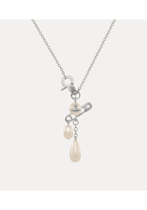 Vivienne Westwood Claude Small Necklace Silver Brass Women