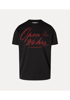 Vivienne Westwood Open 24 Hours Classic T-shirt Cotton Black S Unisex