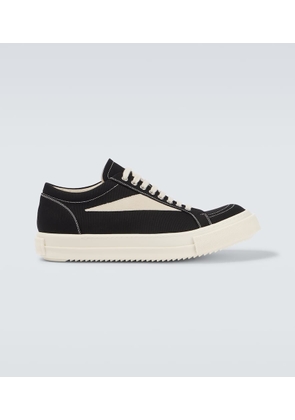 Rick Owens Vintage suede-trimmed canvas sneakers