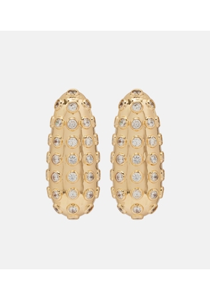 Self-Portrait Crystal-embellished earrings