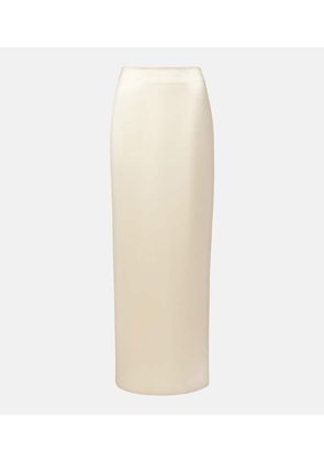 The Row Silk satin maxi skirt