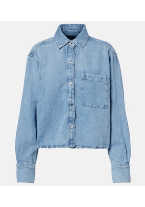 7 For All Mankind Ivy cotton and linen denim shirt