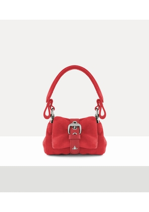 Vivienne Westwood Hazel Treasure Charm Handbag Suede Coral One Size Women
