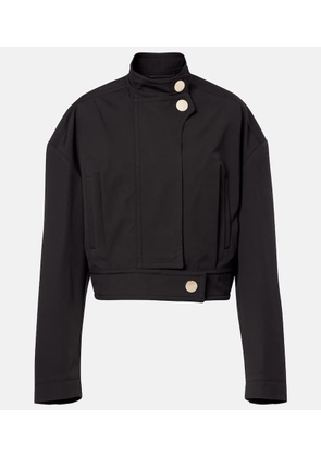 Sportmax Riviera oversized cotton bomber jacket