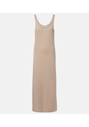 The Row Nareen knitted cashmere maxi dress