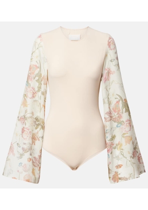 Maison Margiela Floral bodysuit