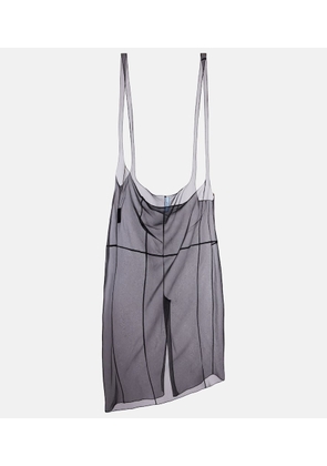 Prada Sheer midi skirt