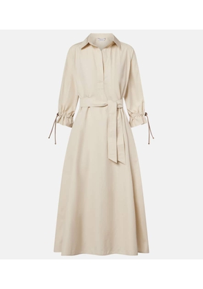 Max Mara Mirto oversized cotton poplin shirt dress