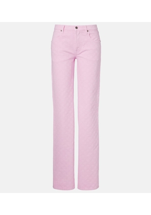 Gucci GG jacquard straight jeans