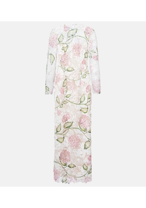 Oscar de la Renta Lace midi dress