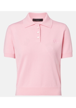 Gucci Double G wool polo shirt