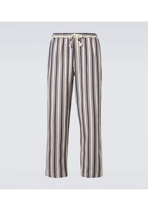 Orlebar Brown Sonoran striped cotton straight pants