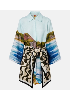 Farm Rio Copacabana linen shirt dress