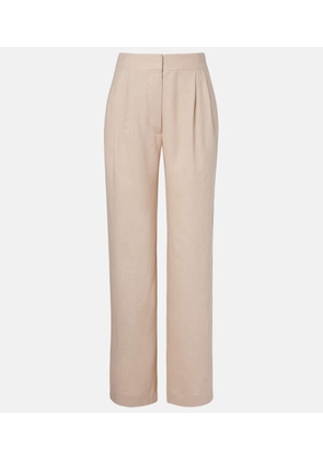 Asceno Rivello linen wide-leg pants