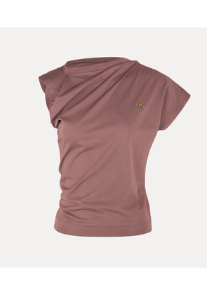 Vivienne Westwood Hebo Top Cotton Rose-brown M Women