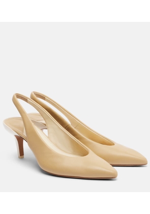 Chloe Suzie leather slingback pumps