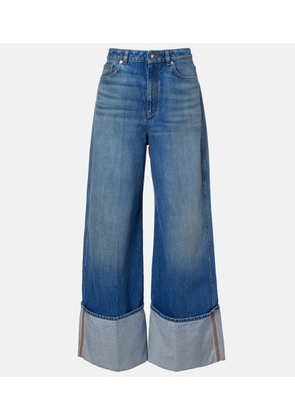 Givenchy Mid-rise wide-leg jeans