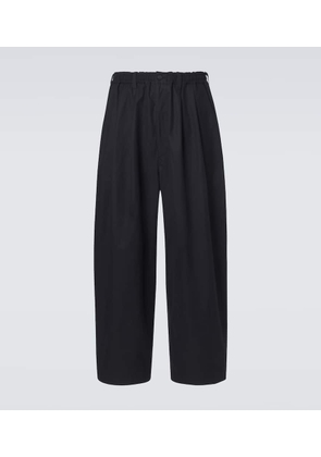 Comme des Garcons Homme Cotton twill wide-leg pants