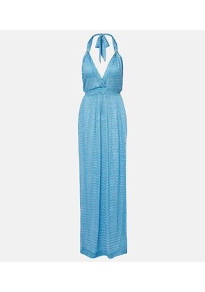 Melissa Odabash Mariah lame maxi dress