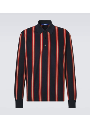 Junya Watanabe Striped wool polo shirt