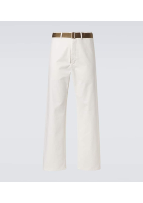 Plan C Belted straight jeans