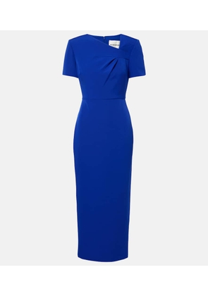 Roland Mouret Draped crepe midi dress