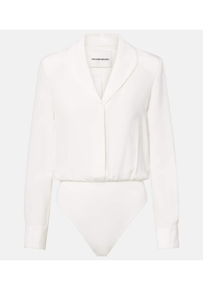 Roland Mouret Silk satin bodysuit