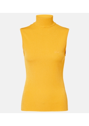 Loewe Double L ribbed-knit top