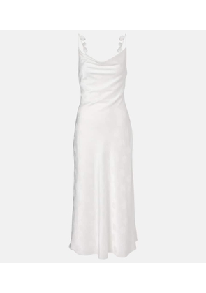Rotate Bridal satin midi dress