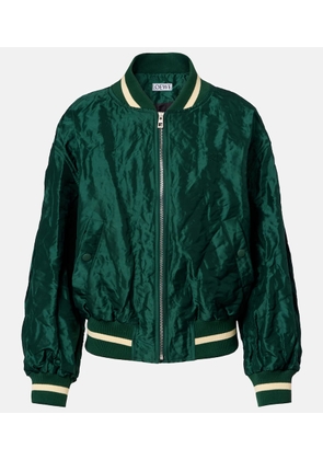 Loewe Double L taffeta bomber jacket