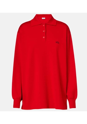 Loewe Double L cashmere-blend polo sweater