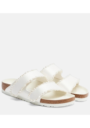 Birkenstock 1774 Arizona embellished satin sandals