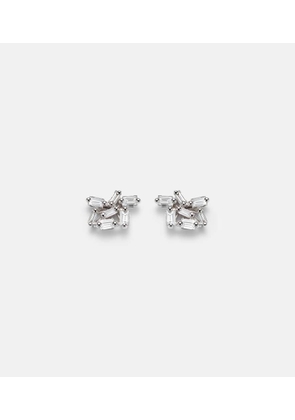 Suzanne Kalan Classic 18kt white gold (750/1000) stud earrings with diamonds
