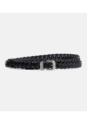 Etro Braided leather belt