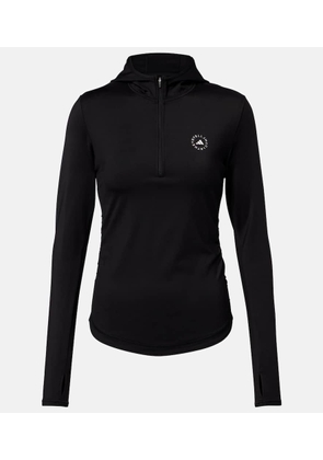 Adidas by Stella McCartney Logo hooded zip-up top