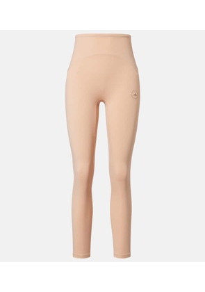 Adidas by Stella McCartney Ruched high-rise leggings