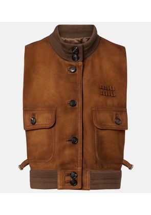 Miu Miu Suede vest