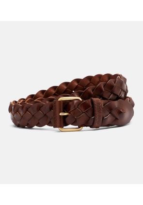 Miu Miu Braided leather belt