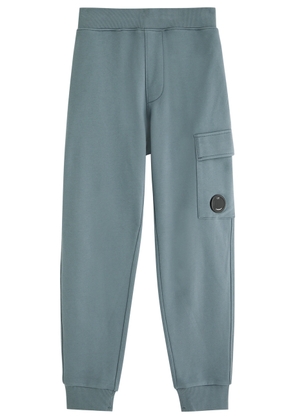 C.P. Company Diagonal Raised Cotton Sweatpants - Blue - S