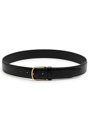 Toteme Wide Leather Belt - Black - 90 (UK14/ L)