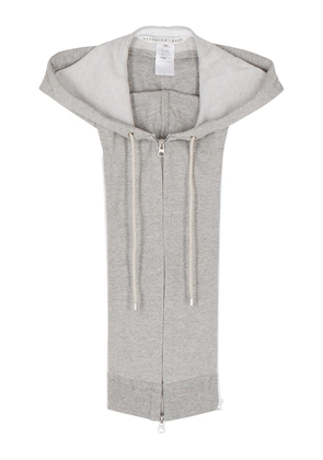 Veronica Beard Hooded Cotton Dickey - Grey - One Size