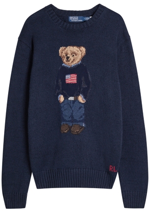 Polo Ralph Lauren Polo Bear Cotton-blend Jumper - Navy - S