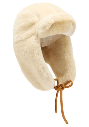 Jacquemus La Chapka Shearling hat - Off White - 56 (56cm / S)