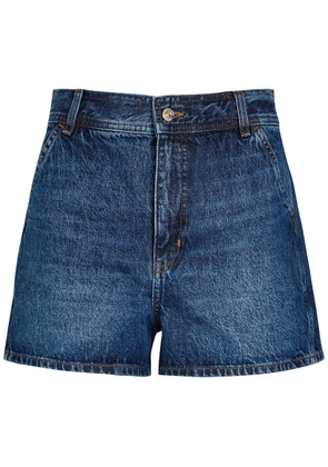 Frame The Dockside Denim Shorts - Blue - 25 (W25 / UK6 / XS)