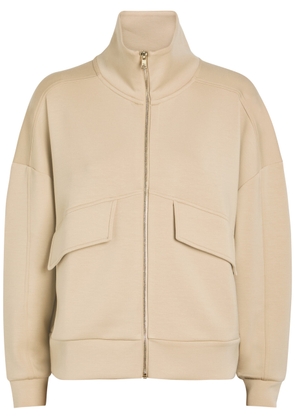 Now You Live Oakland Funnel-neck Jersey Jacket - Off White - M (UK12 / M)