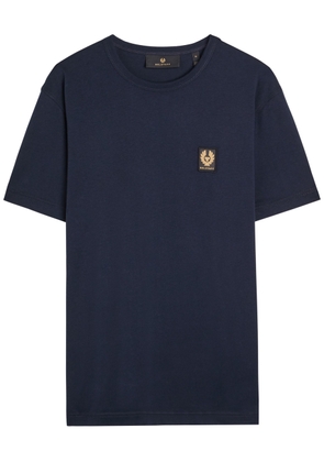 Belstaff Logo-appliquéd Cotton T-shirt - Navy - XL