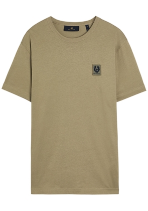Belstaff Logo-appliquéd Cotton T-shirt - Green - Xxl